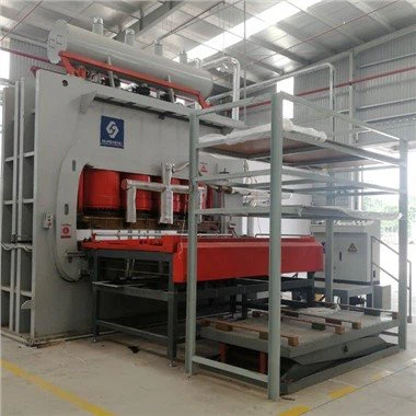 Машина для горячего прессования шпона